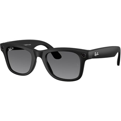 Meta Ray-Ban (Gen 2), Wayfarer, Matte Black | Smart AI Glasses fo...