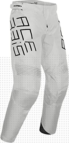 Acerbis MX Track Pantaloni Motocross per Bambini (Light Grey,22)