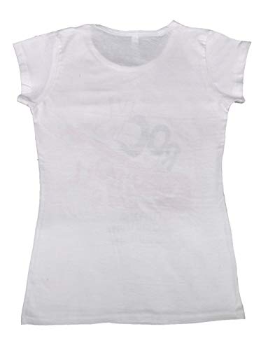Image of indi weaves Girls Pure Cotton Chest Printed Half Sleeves Round Neck T-Shirts (Pack of 4)