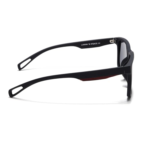 Image of EYEJACK by Voyage UV Protected & Polarized Square Sunglasses for Men & Women