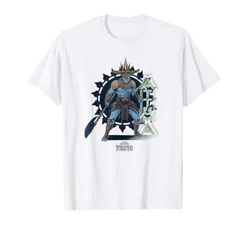 T-shirt Attuma Black Panther anti-décoloration pour éviter les imprimés qui craquellent