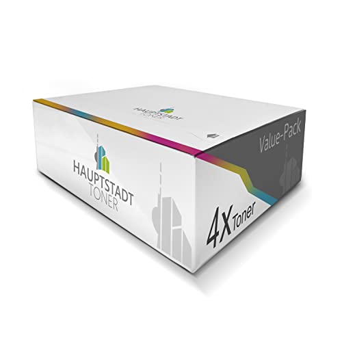 4 cartuchos de tóner capital compatibles con HP CP2024DN, CP2024N, CP2025, CP2025DN, CP2025N, CP2025X, CP2026, CP2026DN, CP2026N, CP2027, CP2027DN, CP2027N reemplazan a CC530A 3330A 333. A 304A CC531A