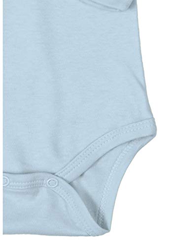 Body Manga Longa Básico, Up Baby, Bebê Unissex, Azul Claro, G