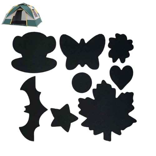 Parches de chaqueta de plumas - 12 piezas de pegatinas de tela ropa de reparación, parche impermeable autoadhesivo, fijación de ropa duradera, protección contra agujeros de rotura | Abrigo de chaqueta