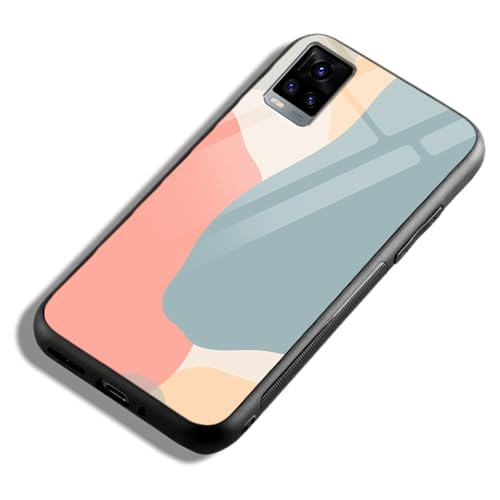 Image of COLORflow Back Cover Compatible with Vivo V20 | Stone Marble | Shockproof TPU Bumper Cover with Camera Protection Back Cover Compatible with Vivo V20