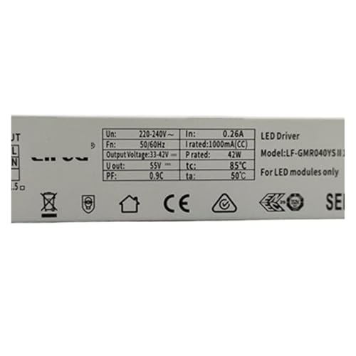 LED�X�g���b�v���C�g��d���d���쓮�p LF-GMR0631500U �g���C�v���[�t���C�g�R���g���[���[(40W/DC33-40V/1000MA)