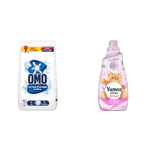 Omo ve Yumoş çamaşır bakım seti (Toz deterjan 9 kg ve yumuşatıcı 1440 ml)