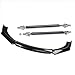 Compatible with 2009-2021 Cadi-llac CTS CTS-V Front Bumper Lip Body Kit Spoiler Splitter + Strut Rods Chin Diffuser Glossy Black