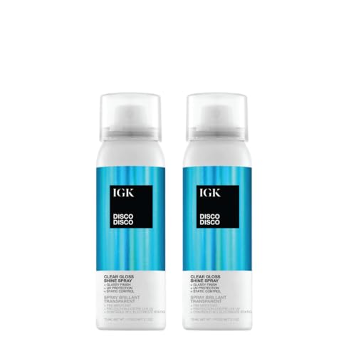 Spray brillo transparente IGK Disco Disco set 2 miniatura 1