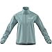 adidas Women's Terrex Multi Essentials Half-Zip Fleece Hiking Sweatshirt, Semi Flash Aqua, Large