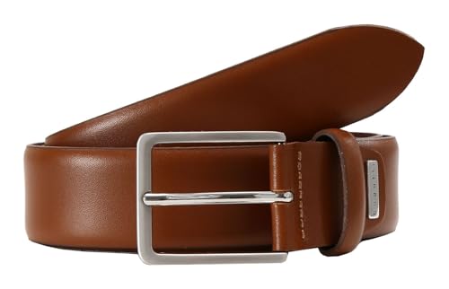 bugatti Herren 37600-0556 Gürtel, per pack Braun (cognac 70), 105|#105|#677 (Herstellergröße: 105)
