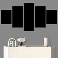 SIGNWIN 5 Panel Canvas Wall Art Modern Art Decorative Decorative Elements Digital Art Multicolor Patterns Urban for Home Decorations Ready to Hang - 60