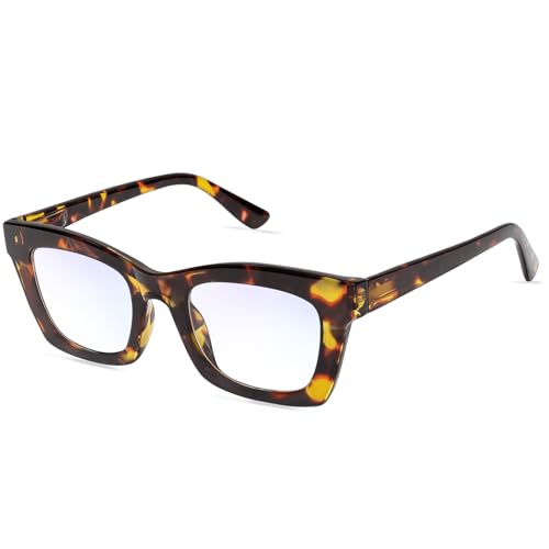 Image of Blue Light Glasses for Woman Men, 99% Blocking Square Frame 1 Pack | UV Filter & Eye Strain,Anti-Glare & Lightweight Eye Protection for Teens and Adults, Ideal for Computers, Gaming and Office