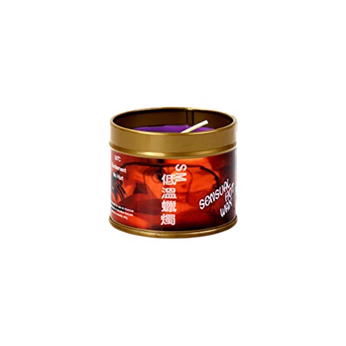 BESTOYARD Vela para Adultos Vela de Masaje de Baja Temperatura Velas sensuales Juguetes para Adultos para Parejas (Púrpura)