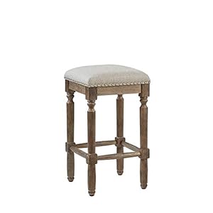 Ball & Cast Counter Height Barstool Upholstered Counter Stool Weathered Oak Finish 2-Pack 26" H Ball Cast Counter Height Barstool Upholstered Counter Stool Weathered Oak Finish 2 Pack 26 H