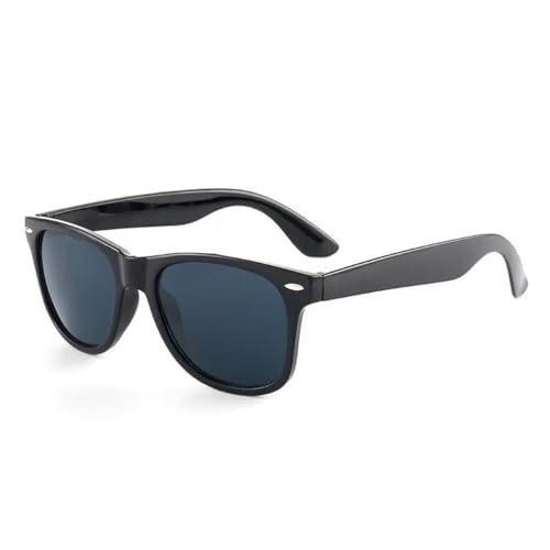 FcNoqgn Gafas de sol polarizadas para niños, niñas y bebés, protección UV, clásicas, unisex, color negro