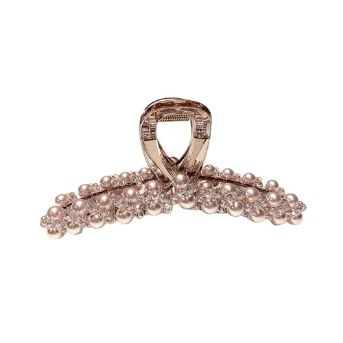 Chignon coiffe pour femme avec pinces perles et cristaux brillants