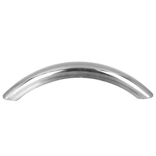 Image of F FIERCE CYCLE 6.1 Inch Custom Silver Tone Metal Motorcycle Splash Guard Long Rear Fender for Harley 883