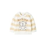 ジェラートピケ キッズアンドベイビー gelato pique Kids＆Baby PEANUTS PUPPIES BABY ボーダープルオーバー ジェラピケ(BE-ベージュ、80)