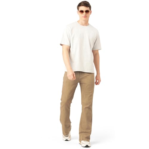 Image of PARIS HAMILTON Men Bootcut Fit Stretchable Bellbottom Denim Jeans