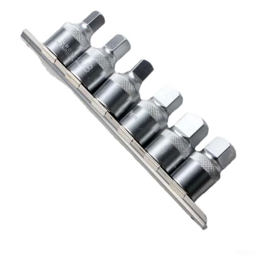 Sumsoctober Lot de 6 clés à douille pour retrait de bouchon de vidange de carter d'huile, 6...