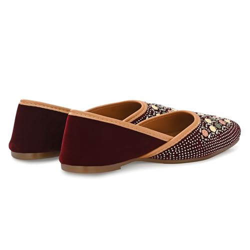 Image of Flavia Womens Flv07 Ballet Flat | Ethnic Shoes | Wedding Footwear | Fashionably Stylish for Everyday wear