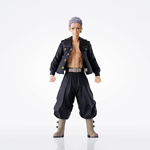 Banpresto BP19598 - Tokyo Revengers - Takashi Mitsuya Statue Version B, Multicoloured, Mediano