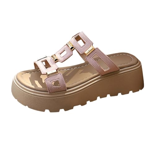 Chaussure orthopédique compensée pour femme avec semelle de marche amortissante blanche