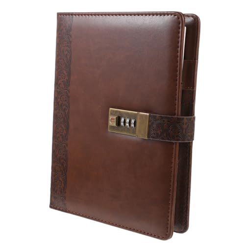 Journal à pour prendre des notes haut de gamme en cuir PU vintage avec cadenas