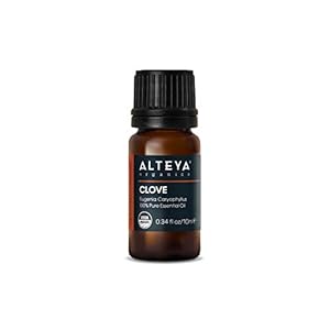 Alteya Organic kruidnagelolie (Eugenia Caryophyllus) 10 ml – 100% USDA gecertificeerde biologische pure natuurlijke…