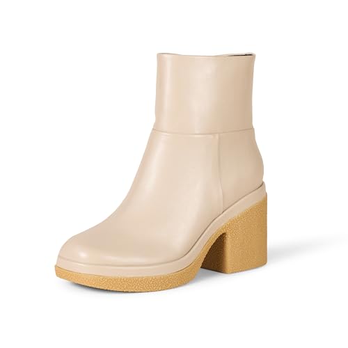 Amazon Essentials Botín con Plataforma Mujer, Avena, 43 EU