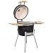 Produktbild vidaXL Grill Kamado Keramik Gartengrill Holzkohlegrill Standgrill Smoker BBQ