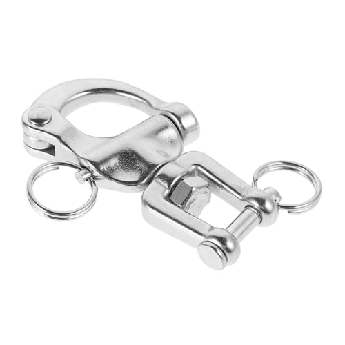 VICASKY Cliquet en acier inoxydable Heavy Dut Swivel Eye Snap Shackle Marine pour voilier Halyard