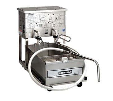 Sistema de Filtro Portátil Pitco para Freidora, Capacidad de 75 lb de Aceite, Unidad Móvil con Bomba y Manguera, Conector Rápido, Gran Área de Filtrado y Ruedas Giratorias, Acero Inoxidable, Diseño Bajo, Modelo P18 120/1 miniatura 1