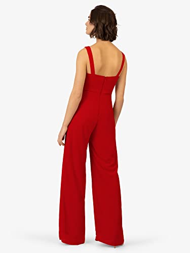 Mono APART Fashion rojo con acabados de alta costura para niñas talla 36 4