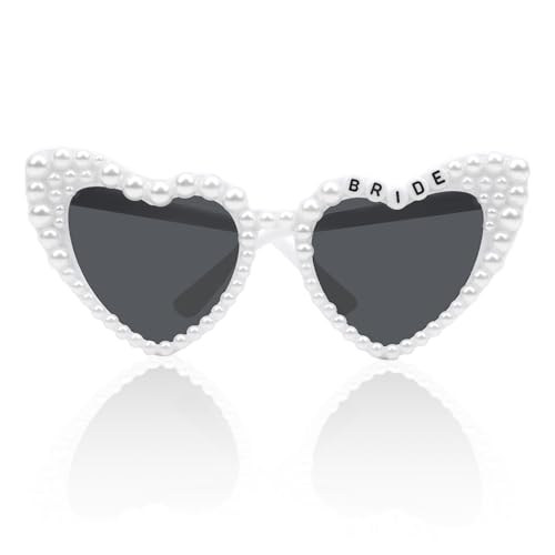 Jaciya Bride Sunglasses for Wedding, Bridal Accessories Bachelorette Party Favors Bridal Gifts