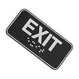 ULTECHNOVO Autocollant De Sécurité Braille Pour Sortie Publique Étiquette Auto-adhésiv...
