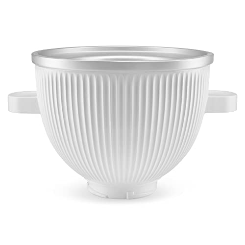 KitchenAid Shave Ice Attachment, KSMSIA, White, 4 Molds and KitchenAid Ice Cream Maker Attachment Stand Mixer, 2 Quart, White - image 3