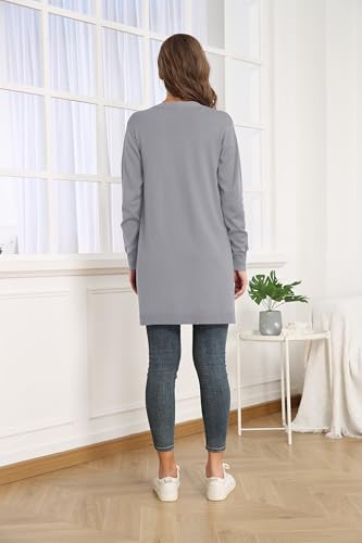 Image of VIISHOW Women's Classic Cardigans Long Sleeve Open Front Casual Knit Cardigan Sweaters Coat Soft Outwear