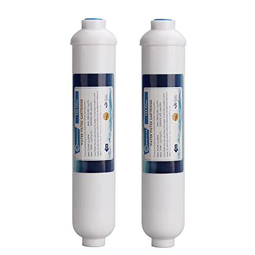 T33 Filtre charbon actif Cartouche s'adapte à tous les boîtiers de filtre de 25cm 10' x ' (lot de 2)