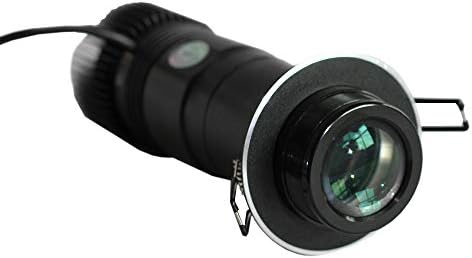 LED GOBO Logo Projector 20W Embedded LED Custom Image GOBO Advertising Logo Light Black (with 1 Color Custom Static Glass Gobos)