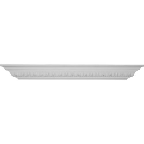 Ekena Millwork SH36X04X05EG, Shelf 36 W x 3 7/8 H x 5 1/4 P, Factory Primed White
