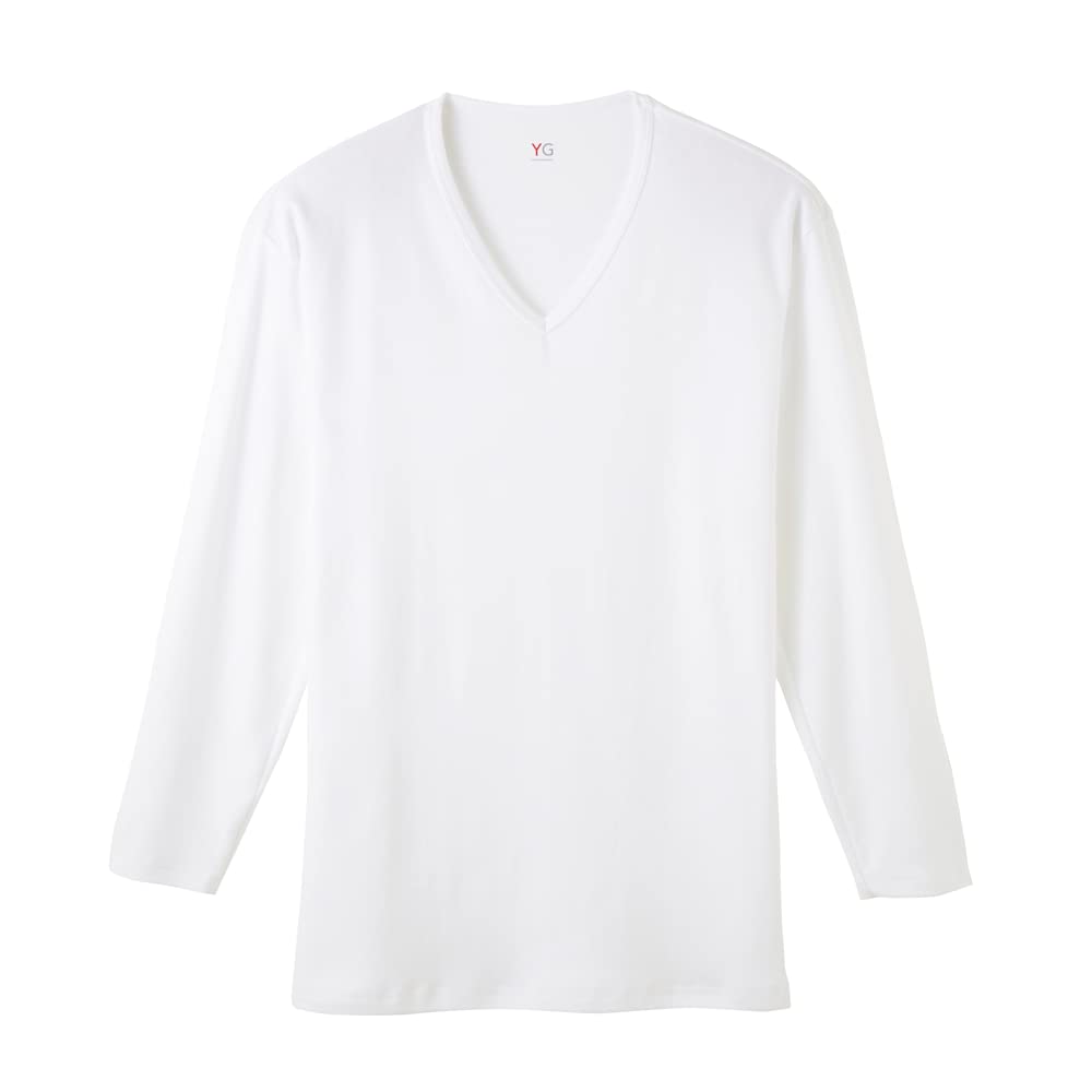 [グンゼ] インナーシャツYG Cotton 100% シリーズ ダブルホット Vネック9分袖 メンズメンズ