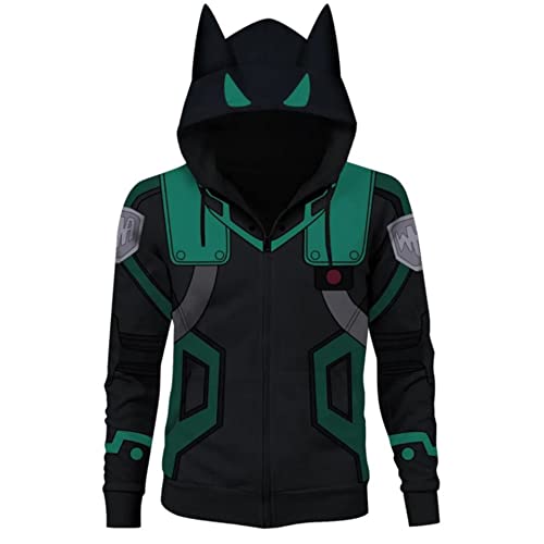 Zhongkaihua My Hero Academia Sudadera con capucha para cosplay