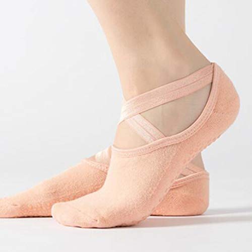 3 pares de meias antiderrapantes para ioga IMIKEYA para Pilates Pure Barre Ballet Dance Barefoot Wor