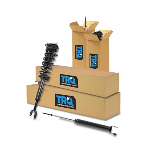 Image of TRQ Front and Rear Complete Strut Assembly & Shock Absorber Kit Shock & Spring Strut Assembly Compatible with 2003-2006 INFINITI G35