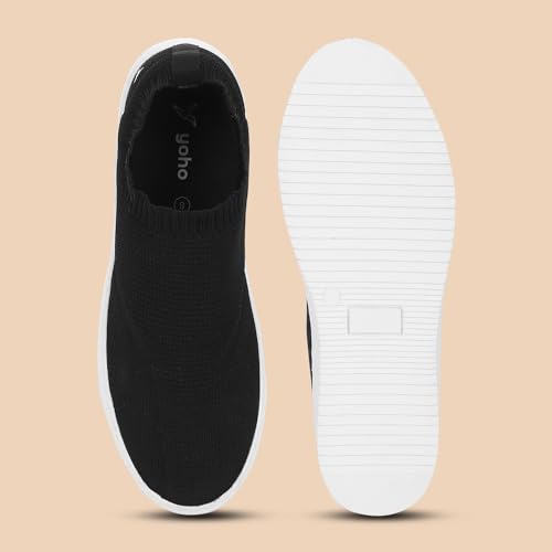 Image of YOHO Men's Freestep Spacious And Casual Slip On Shoes | Comfortable For Long Hours Of Walking | Outperforms Memory Foam | Arch Support Insole