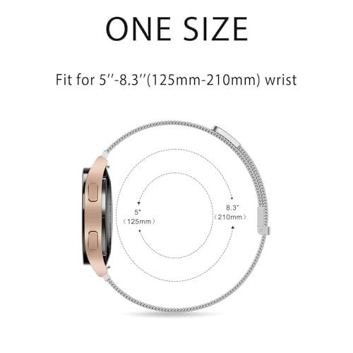Correa metálica para reloj 22 mm Meliya miniatura 4