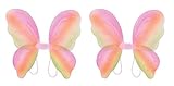 Beistle 2 Piece Nylon Fairy Wings, Multicolor