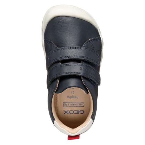 Baskets Geox B Steppieup Boy A en cuir premium pour premier pas bébé